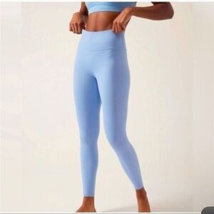Athleta Leggings NWT Baby blue 7/8, Size Extra Small